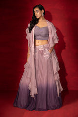 Espirit Drape Choli Lehenga