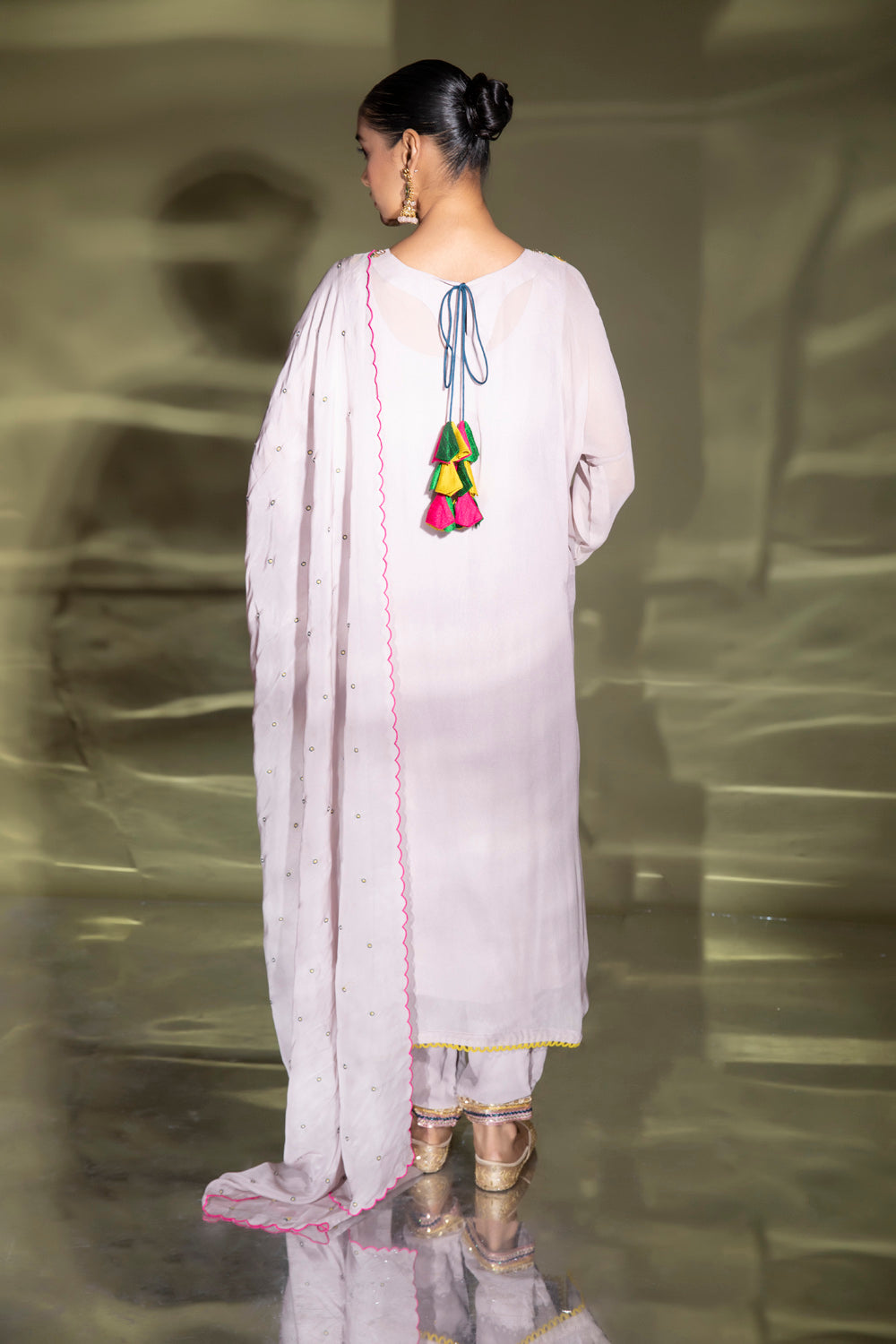 Meliora Embroidered Suit With Dupatta