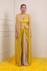 Syra Saree Cape Set