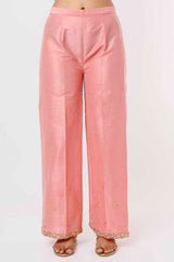 Rose Pink Kurta And Pants Set