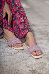 Pink Slides With Pink Embellishments