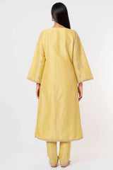 Daffodil Yellow Kurta And Pants Set