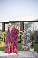 Pink Kaftan Jumpsuit