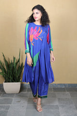 Kurta Set - Peacock Blue