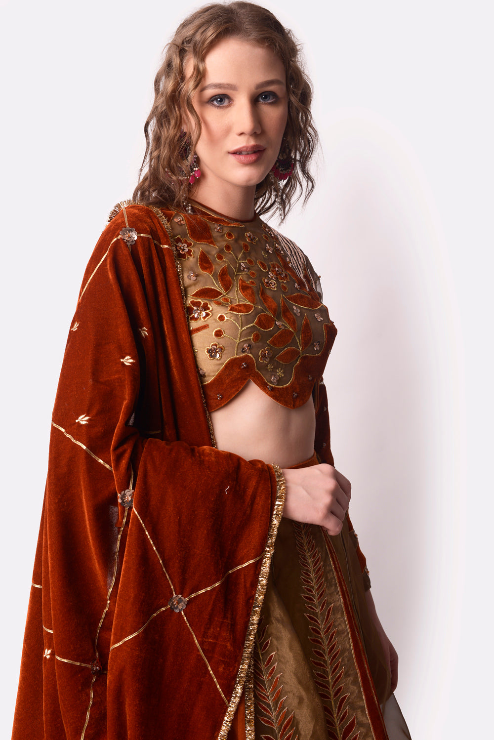 Multi-Colour Lehenga Set