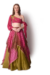 Multi-Colour Lehenga Set