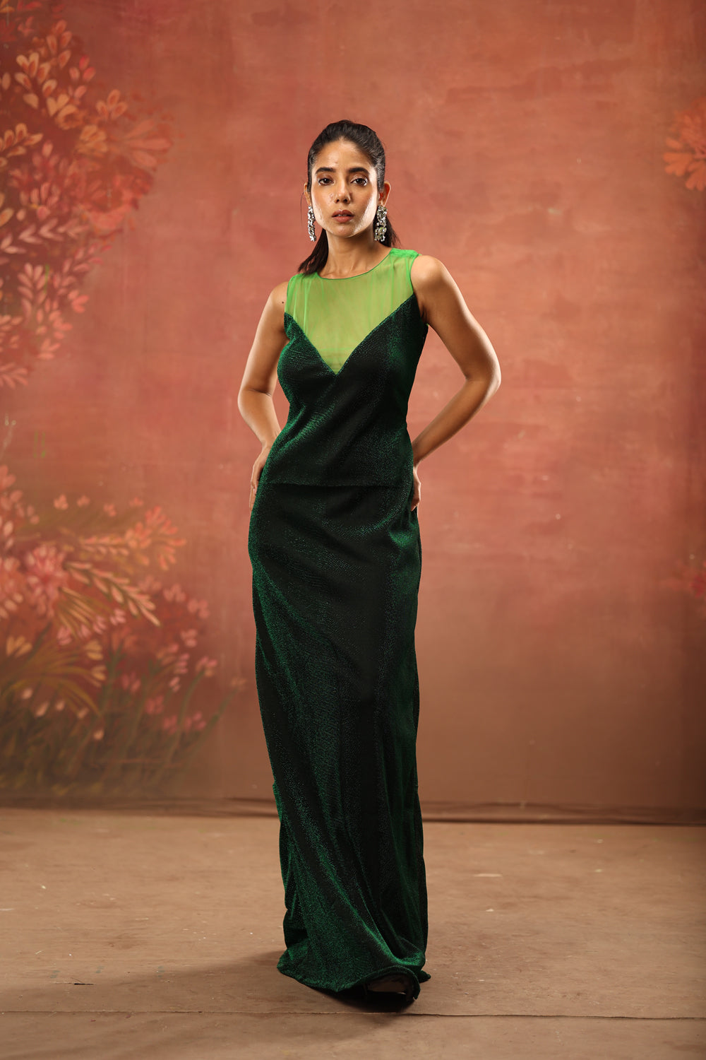 Glisten Green Gown