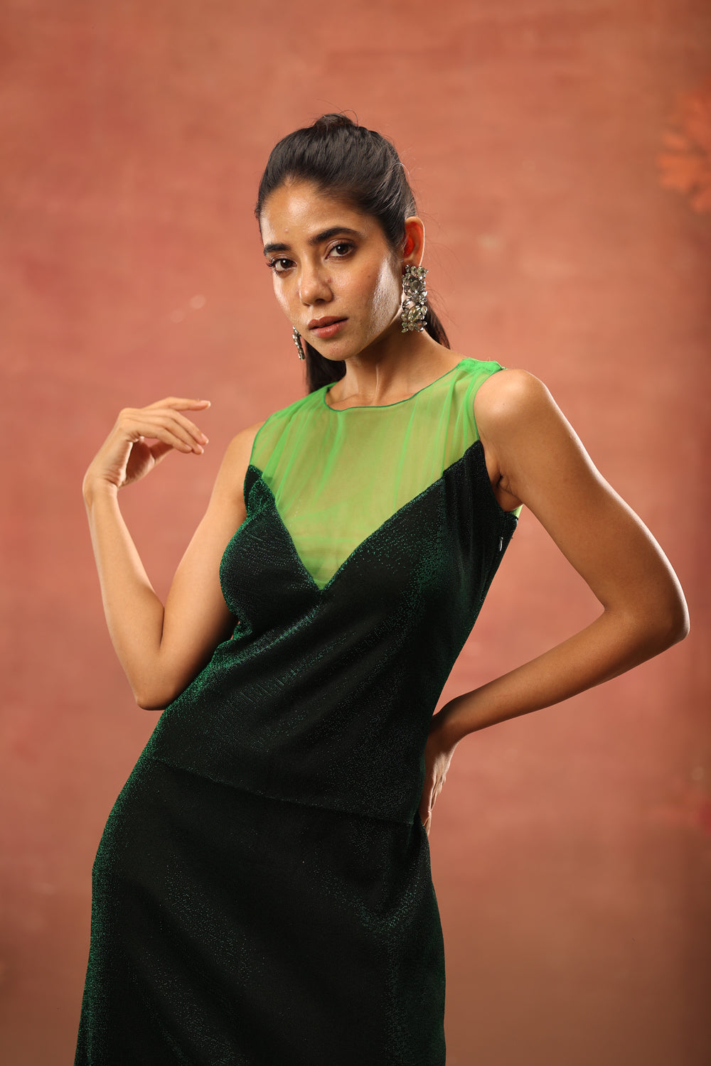 Glisten Green Gown