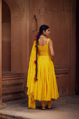 Yellow Faizah Kalidar Set