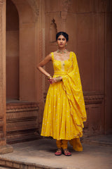 Yellow Faizah Kalidar Set