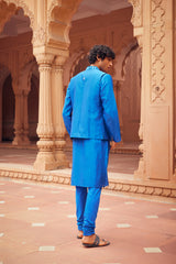 Electric Blue Omar Bandi Set