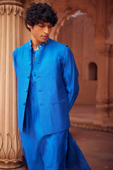 Electric Blue Omar Bandi Set