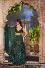 Green Lehenga Set