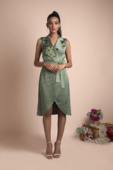 Green Trench Dress