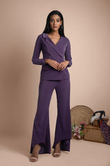 Purple Pant Suit