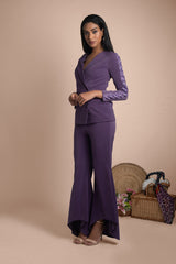 Purple Pant Suit