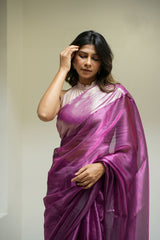 Pansy Purple Saree