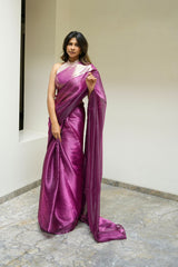 Pansy Purple Saree