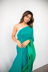 Marine Mist Saree