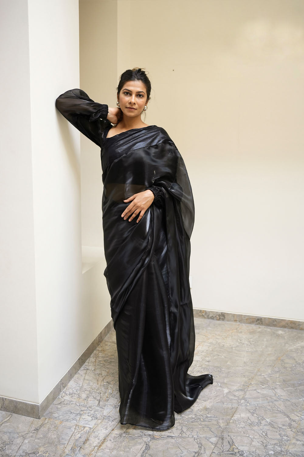 Dark Metal Saree