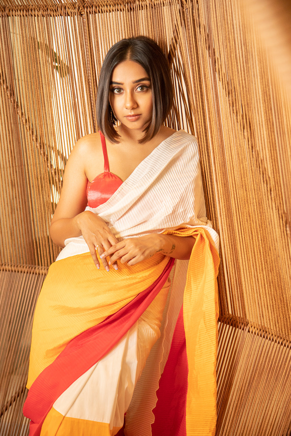 Sunkissed Rose Saree