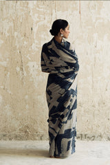 Cross Abstract Saree