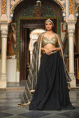 Dobby Fabrice Lehenga