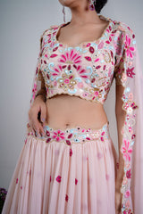 Noor Embroidered Bridal Lehenga