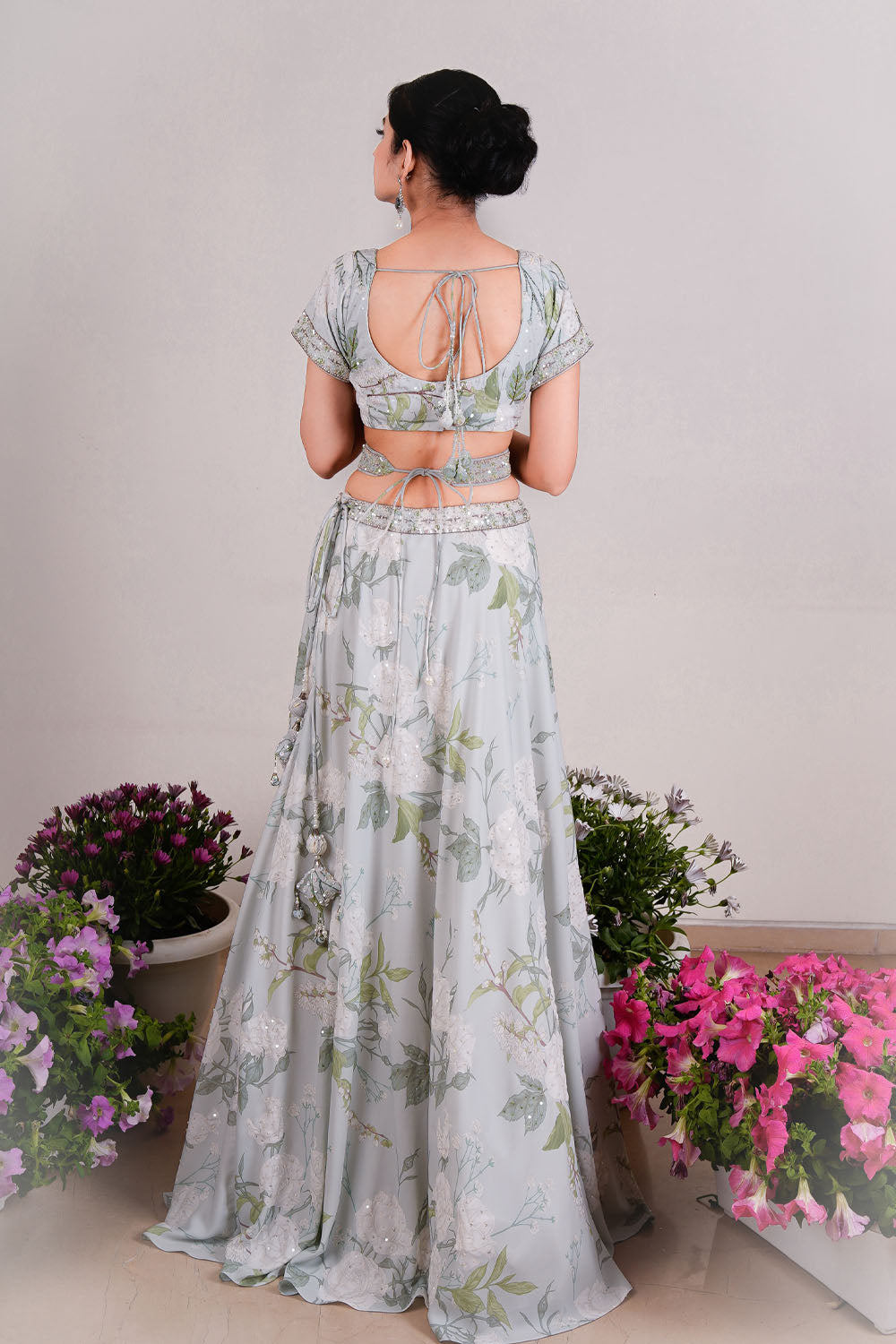 Warda Floral Bridesmaid Lehenga