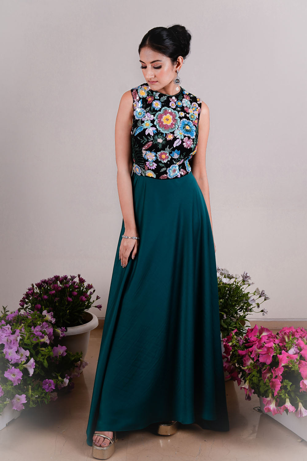 Taisha Embroidered Gown