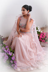 Amara Lehenga With Cape Style Dupatta